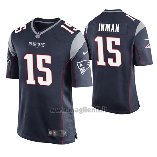 Maglia NFL Game New England Patriots Dontrelle Inman Blu